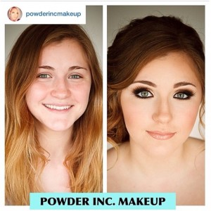 Before and After Makeup by Nicole Wagner of Powder Inc 3