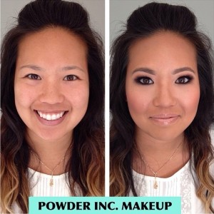 Before and After Makeup by Nicole Wagner of Powder Inc 2