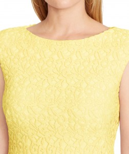 Ralph Lauren Lace Yellow Pastel Dress